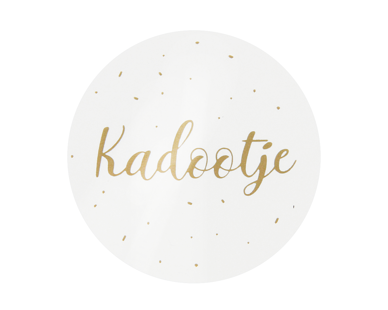 etiket kadootje