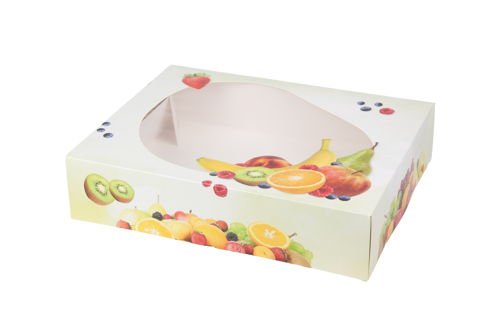 Fruitdoos met venster groot