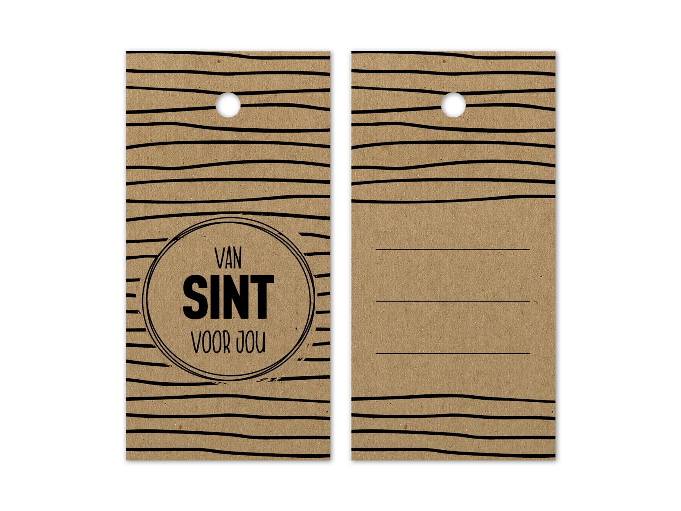 hangkaartje sint