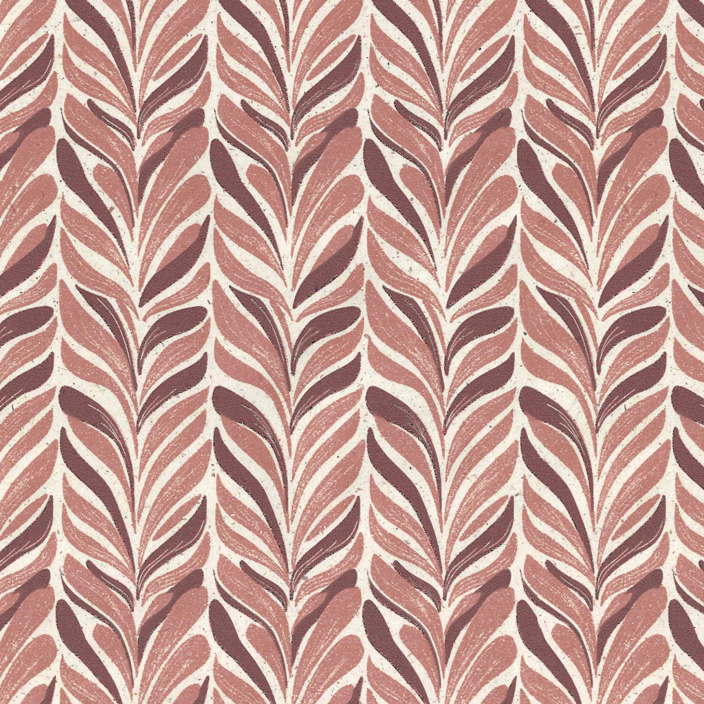 inpakpapier leaf pink grass paper