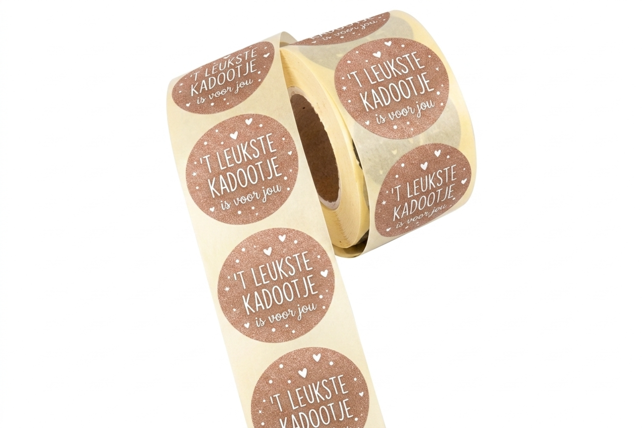 etiket 't leukste kadootje is voor jou