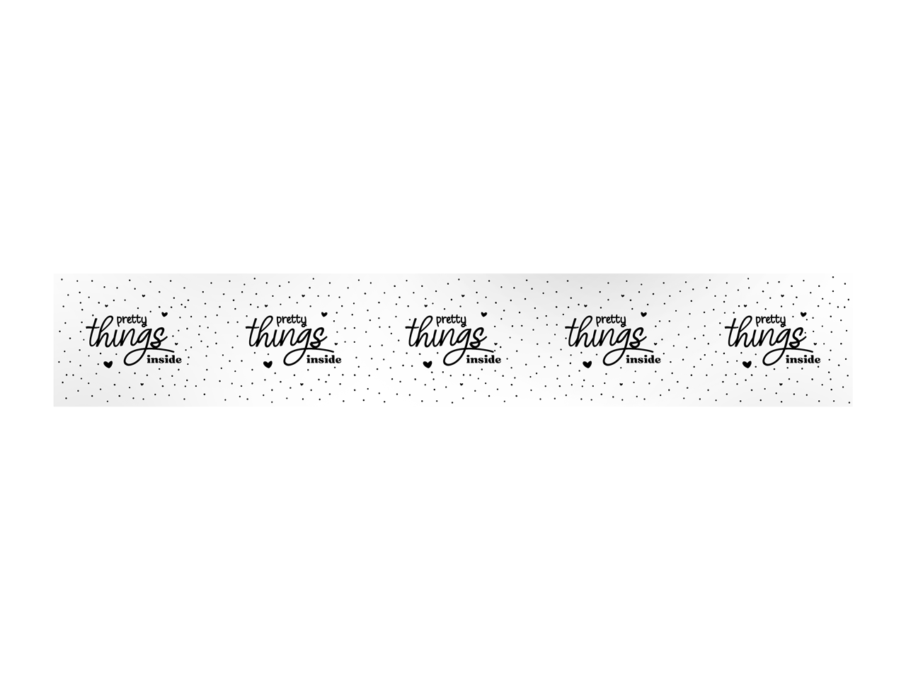 Papiertape met opdruk pretty things inside 