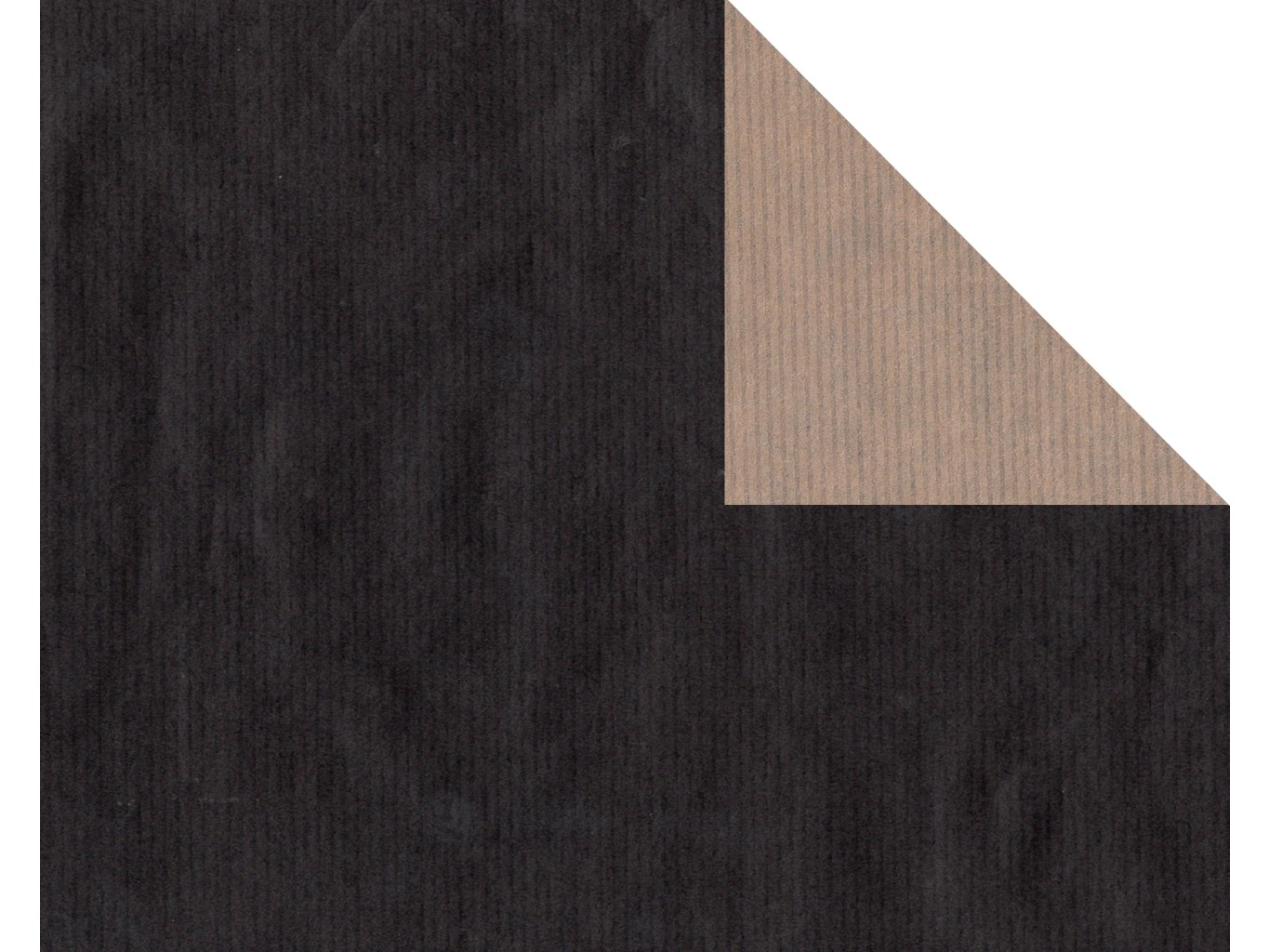 Inpakpapier uni kraft zwart