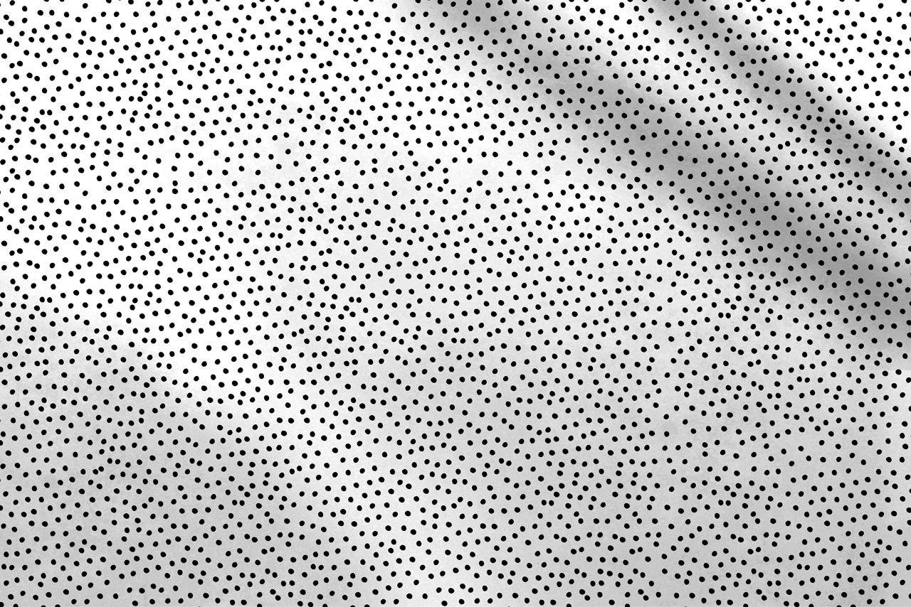 zijdevloei dots black