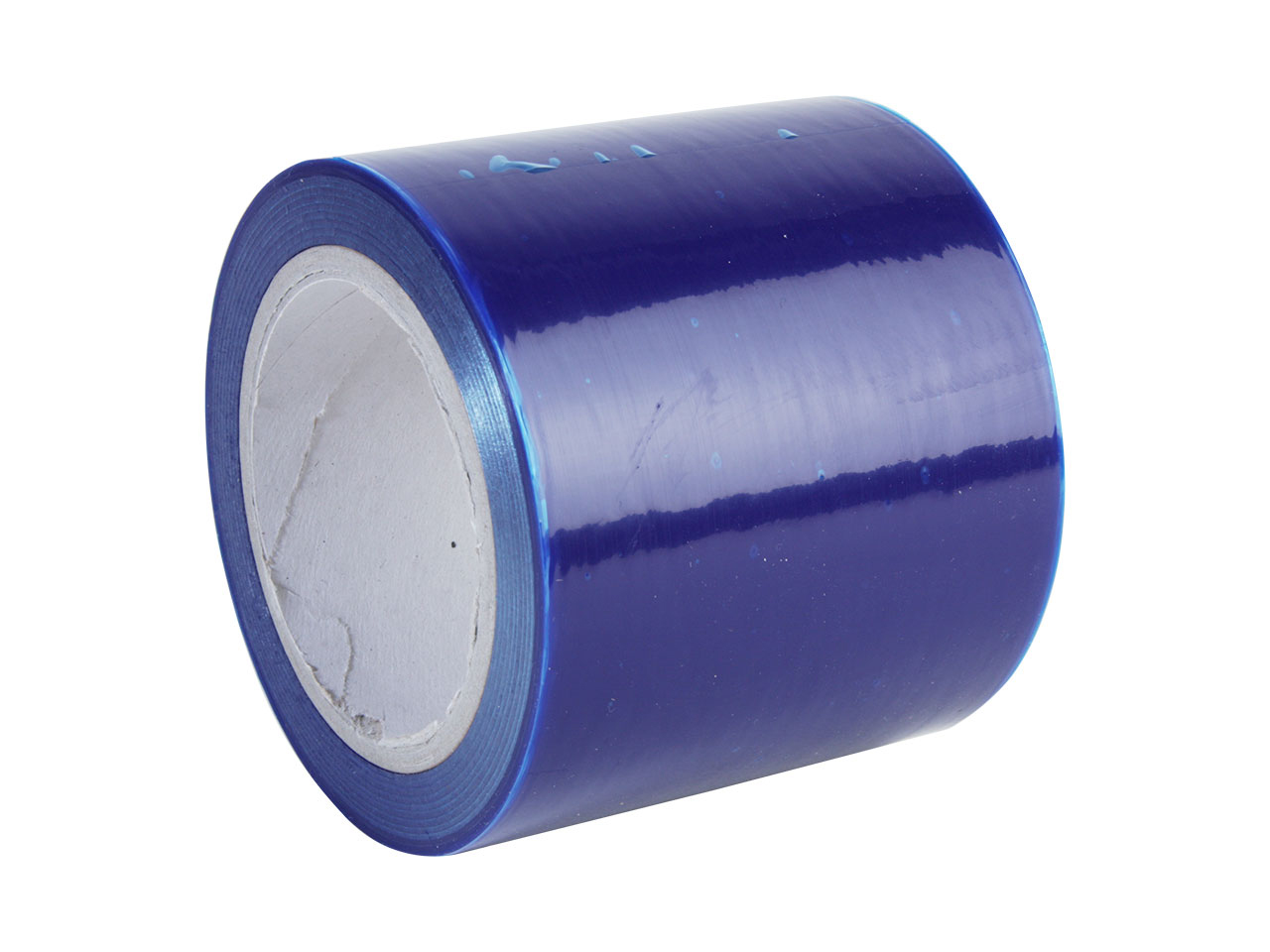 Beschermfolie op rol blauw 10cm breed 70mu
