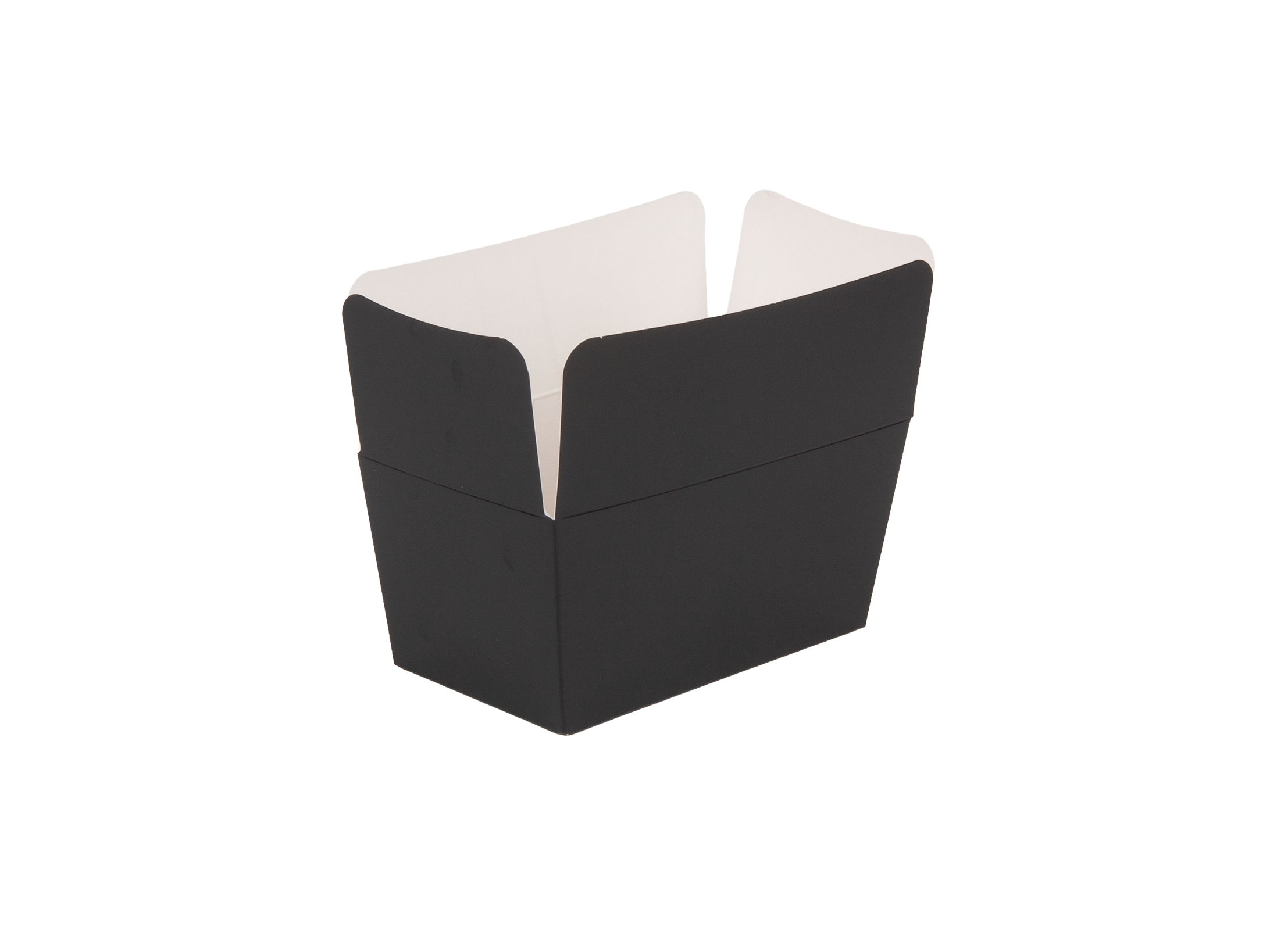 pak 100 bonbondoosjes zwart 375grs