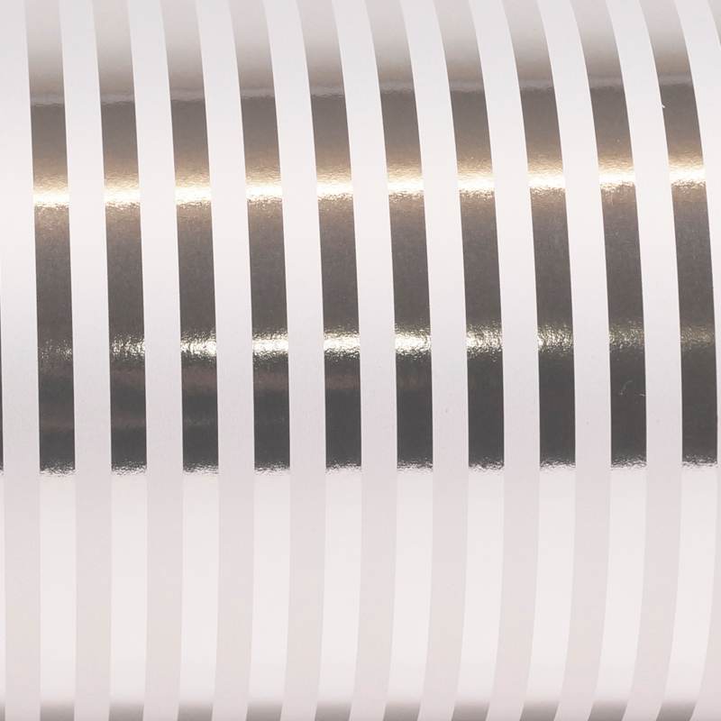 inpakpapier stripes zilver