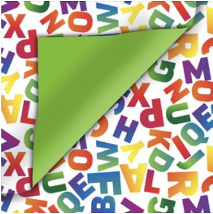 inpakpapier letters 
