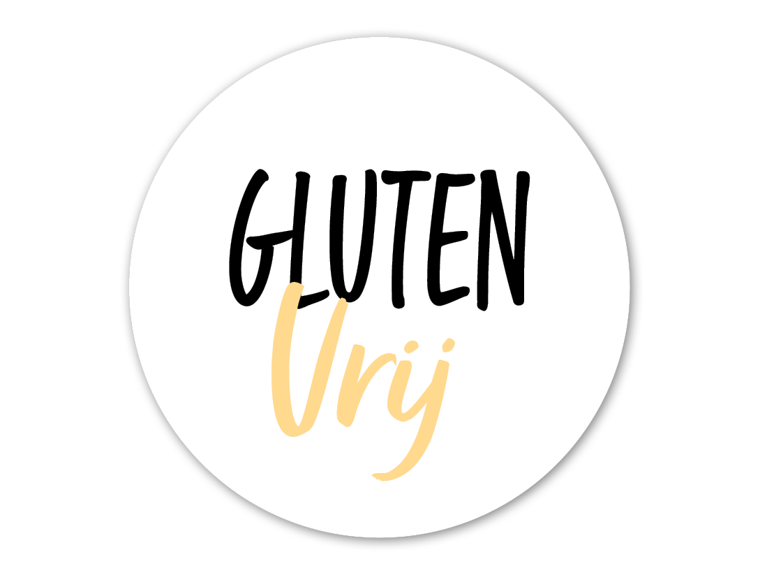 Food etiket gluten vrij
