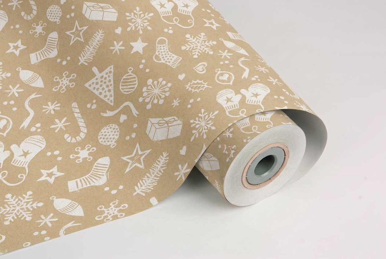 inpakpapier merry christmas socks