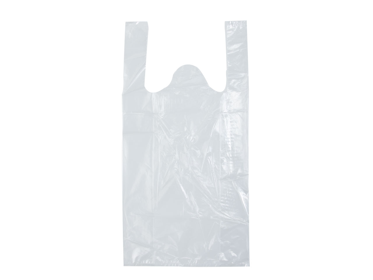 LDPE hemddraag tas transparant 