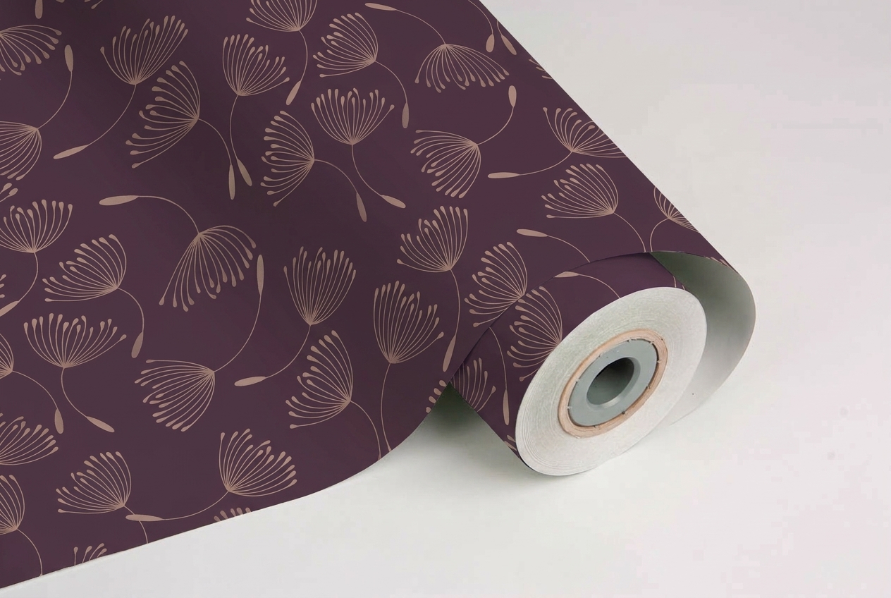 inpakpappier papilon bordeaux metallic