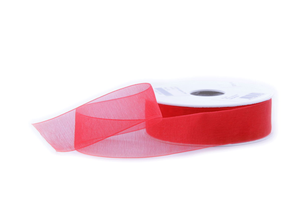 Organza Lint Rood