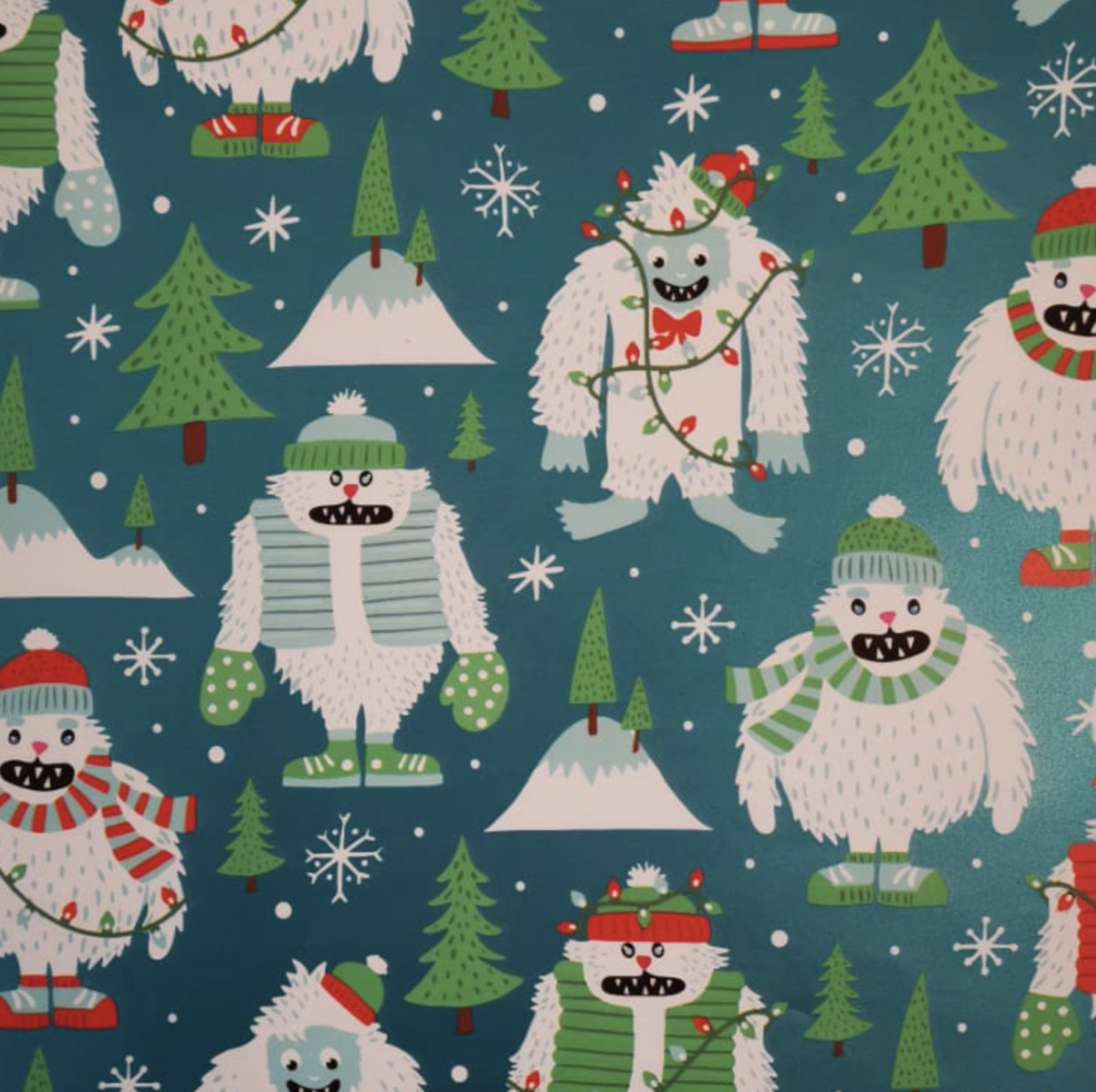 inpakpapier christmas monster