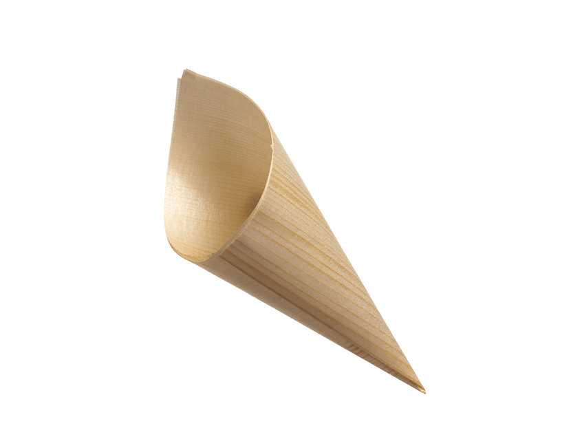 houten puntzakje 