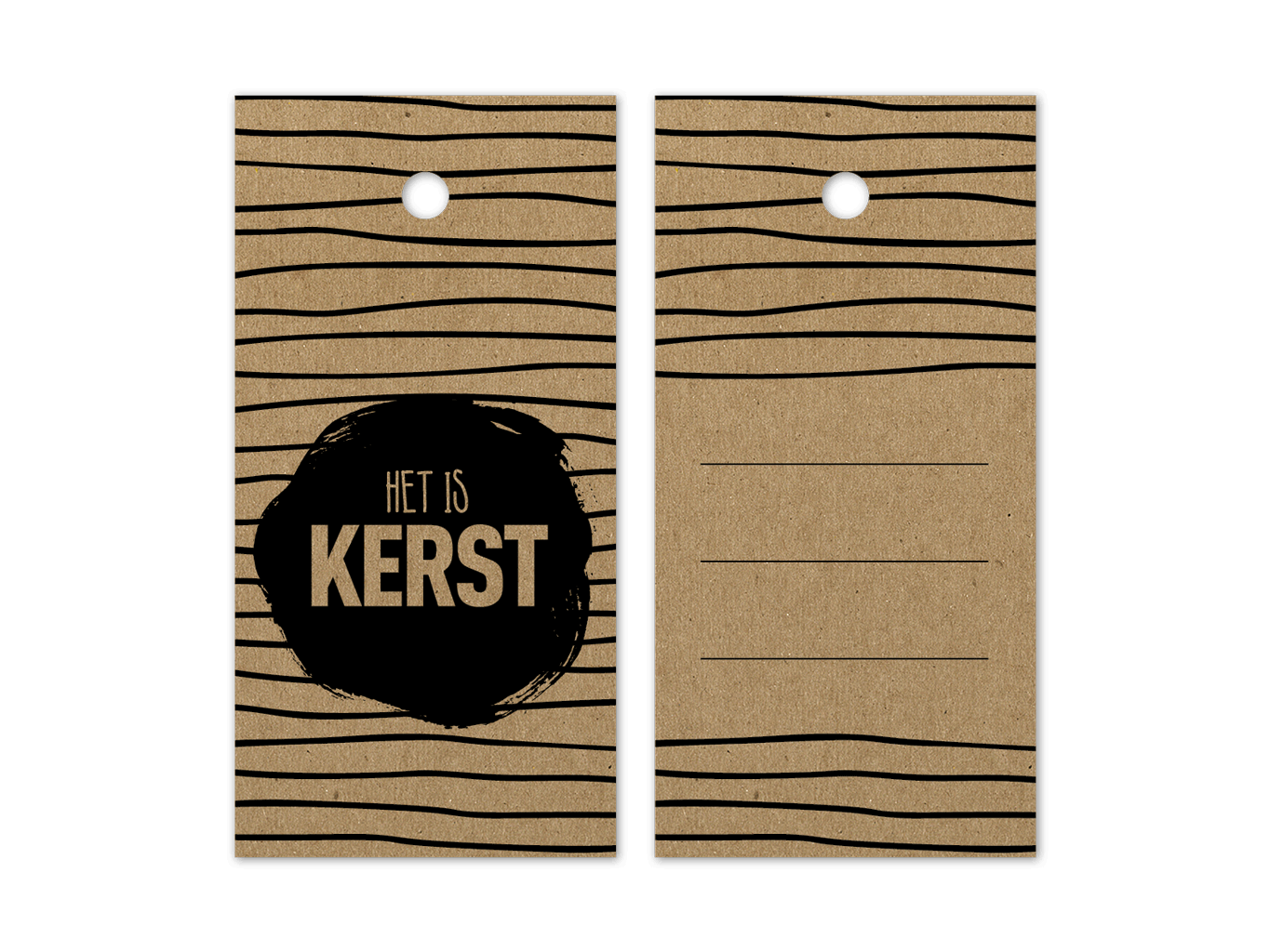 Hangkaartjes labels het is kerst