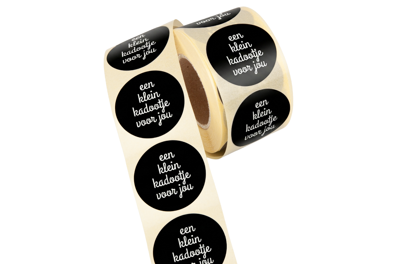etiket een klein kadootje voor jou