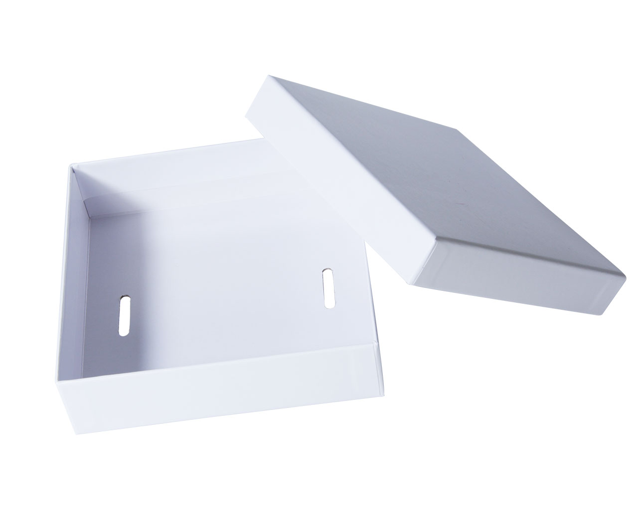 Geschenkdoos wit - open