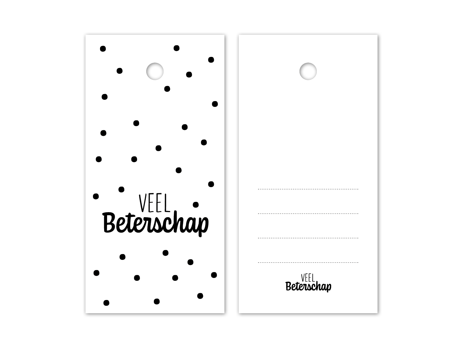 hangkaartjes 