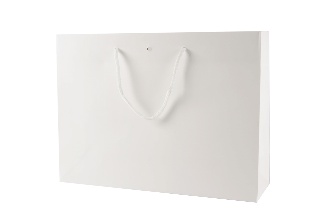 Luxe papieren draagtas wit
