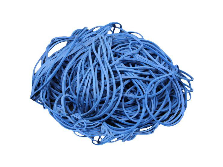 Elastieken blauw