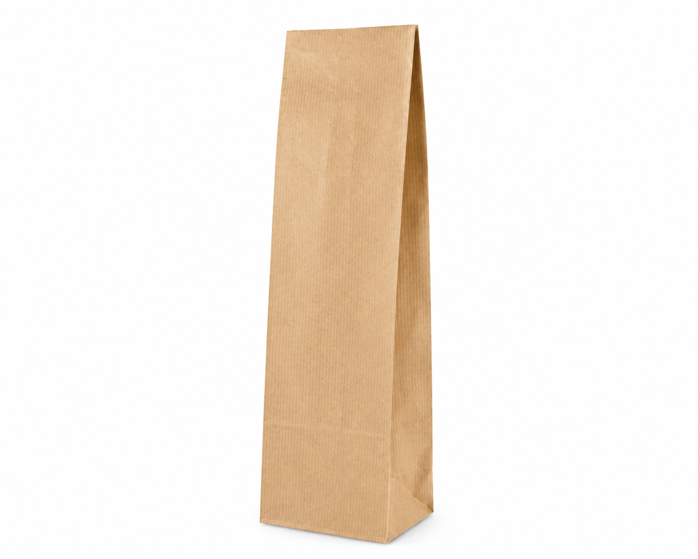 Fleszak kraft bruin voor het feestelijk verpakken van een fles