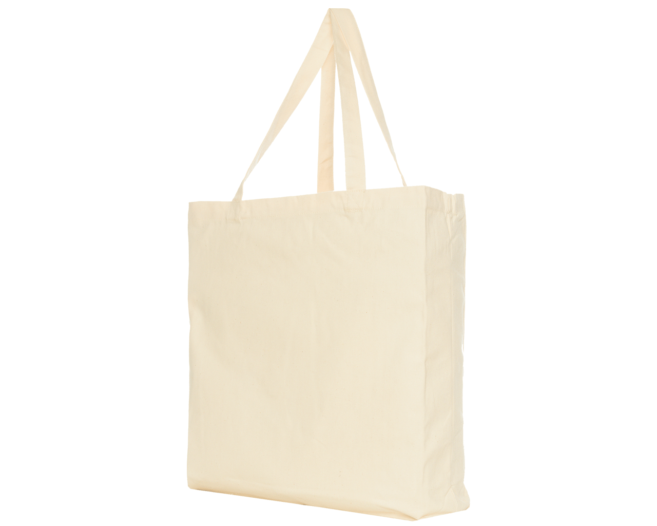 Canvas winkeltassen ecru kleuring 38x42