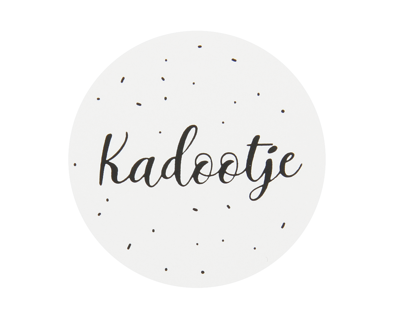etiket kadootje