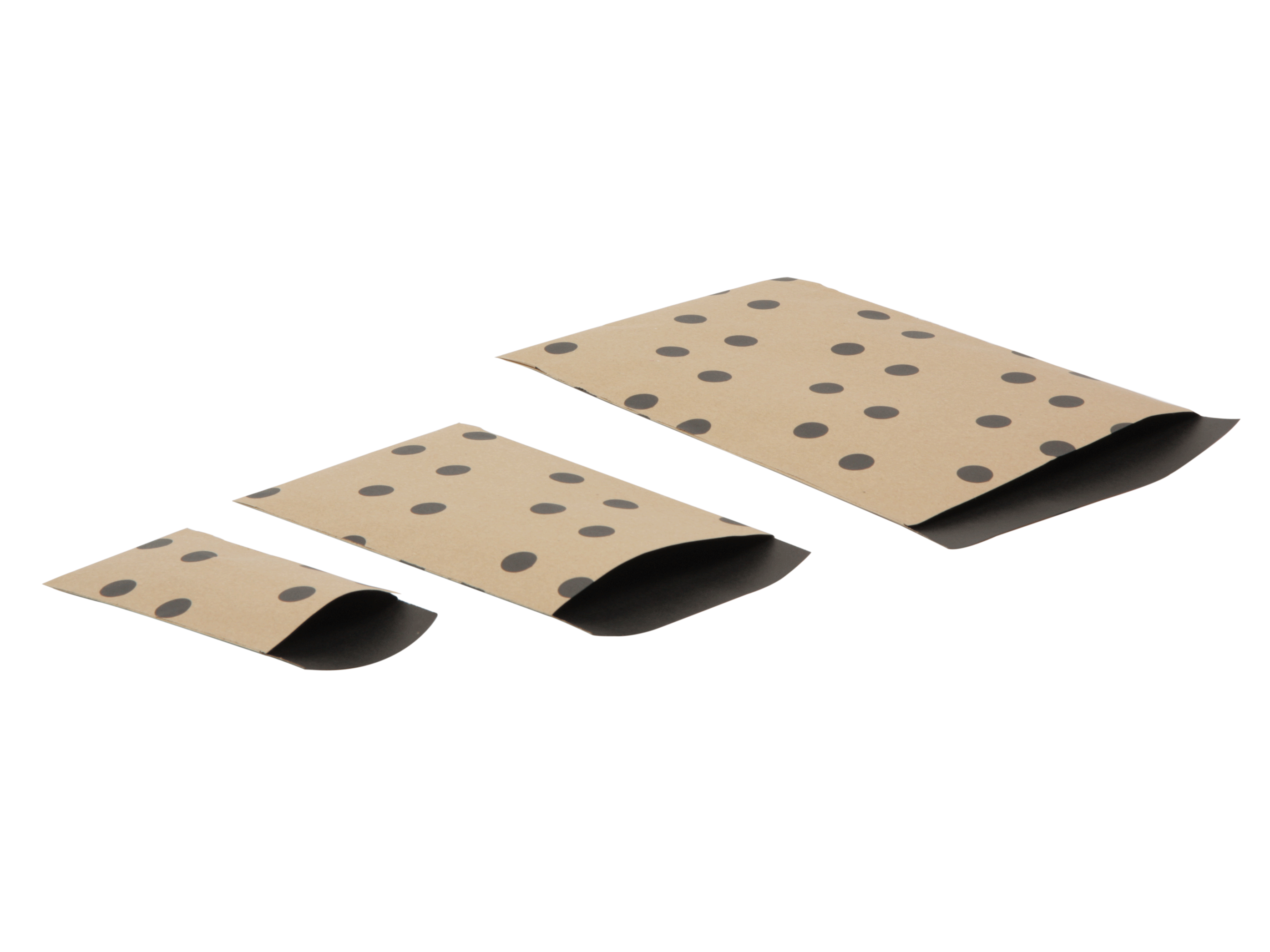 cadeauzakje nature dots