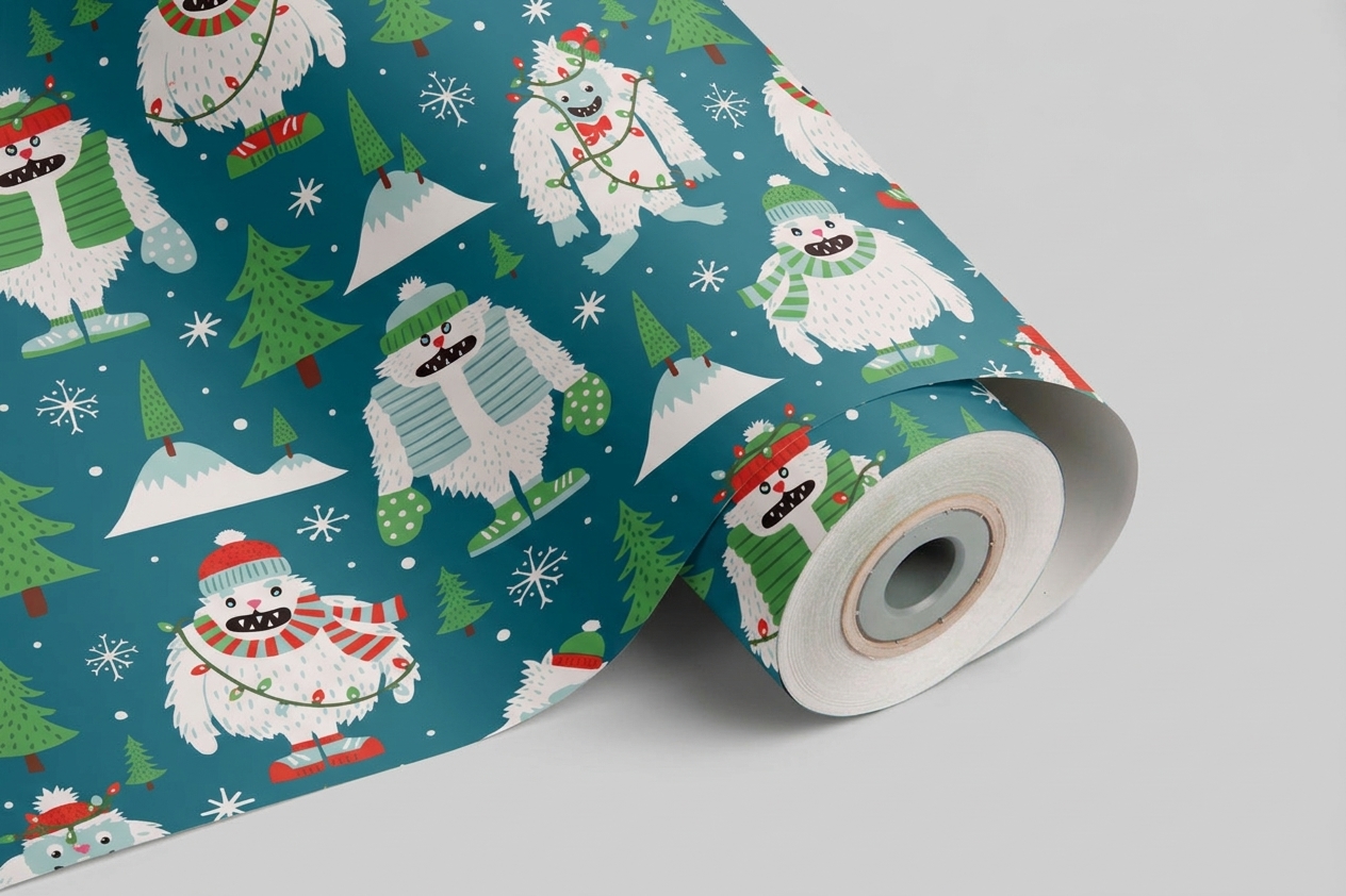 inpakpapier christmas monster