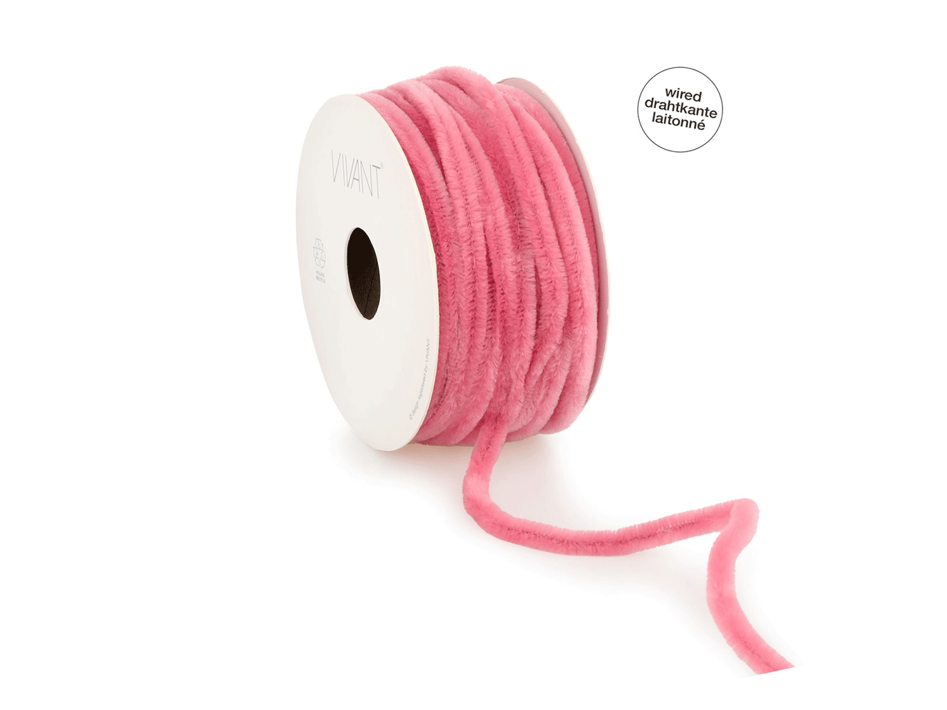 chenille met draad