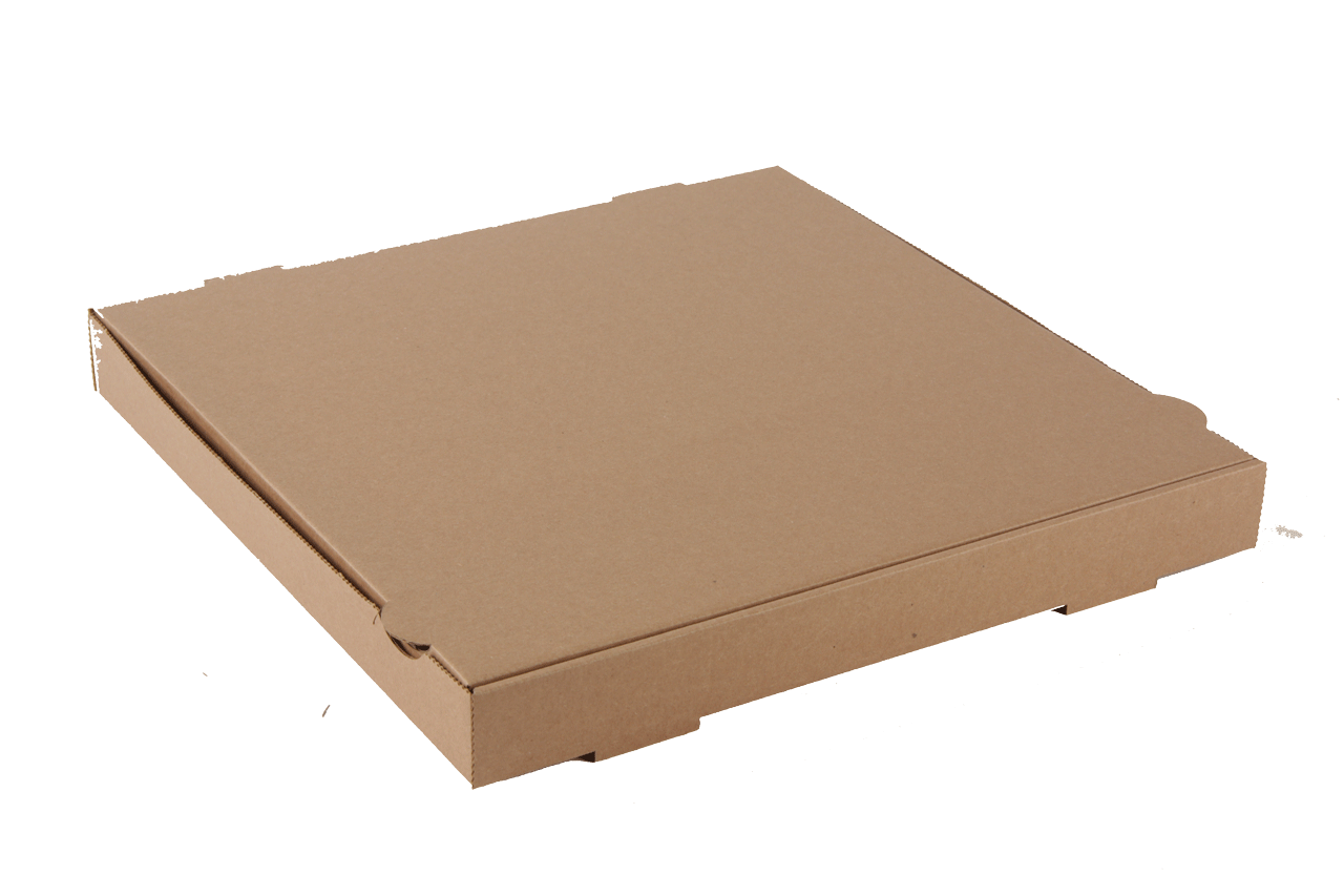 Pizzadozen bruin  formaat 360x360x40
