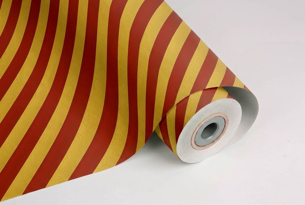 Inpakpapier Autumn Gold Stripe 