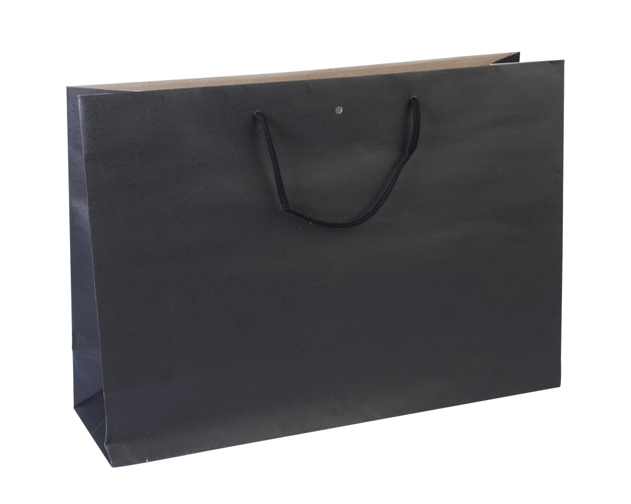 Luxe papieren draagtas zwart