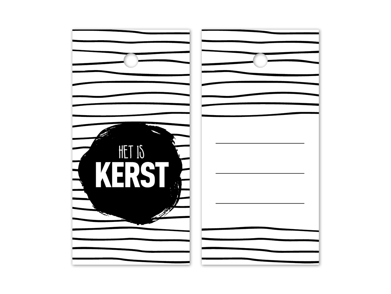 hangkaartje kerst