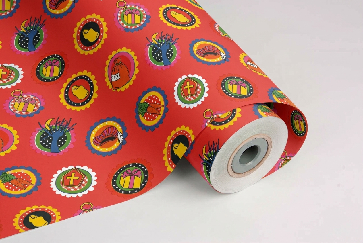 inpakpapier schoen zetten