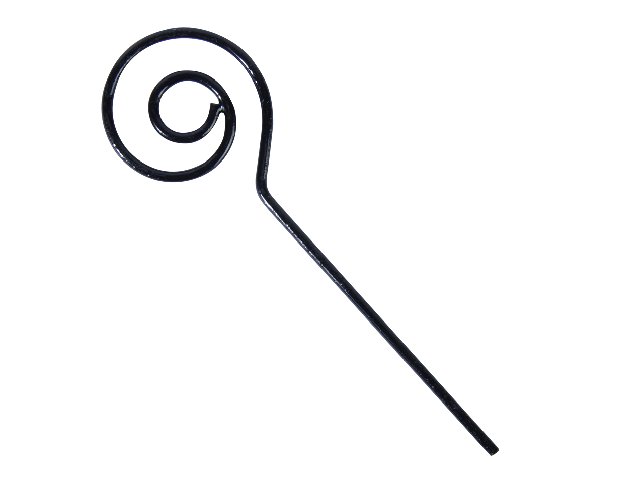 Deco staf sinterklaas zwart