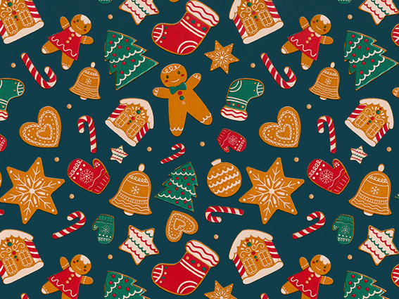 Inpakpapier Christmas Cookies