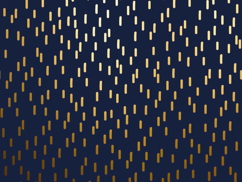 inpakpapier confetti donkerblauw/goud
