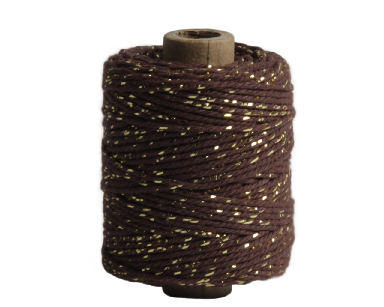 koord lurex bruin
