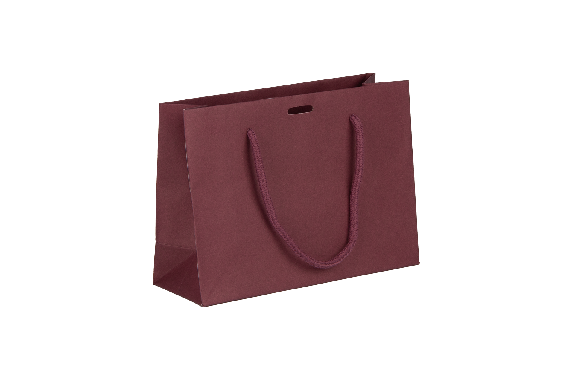 Luxe papieren draagtas bordeaux
