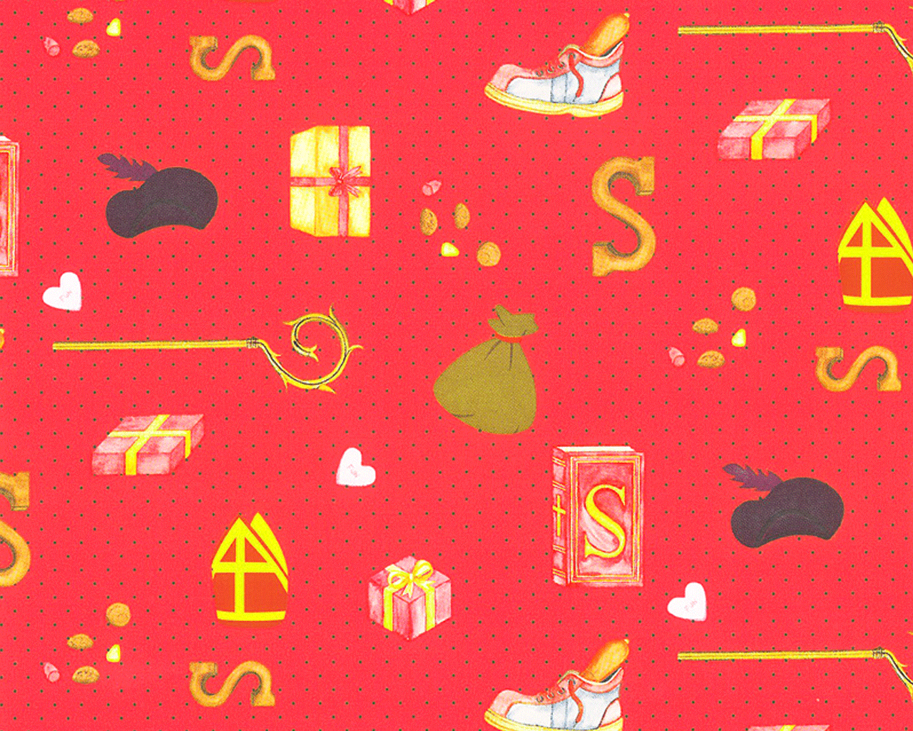 inpakpapier sint dots strooigoed