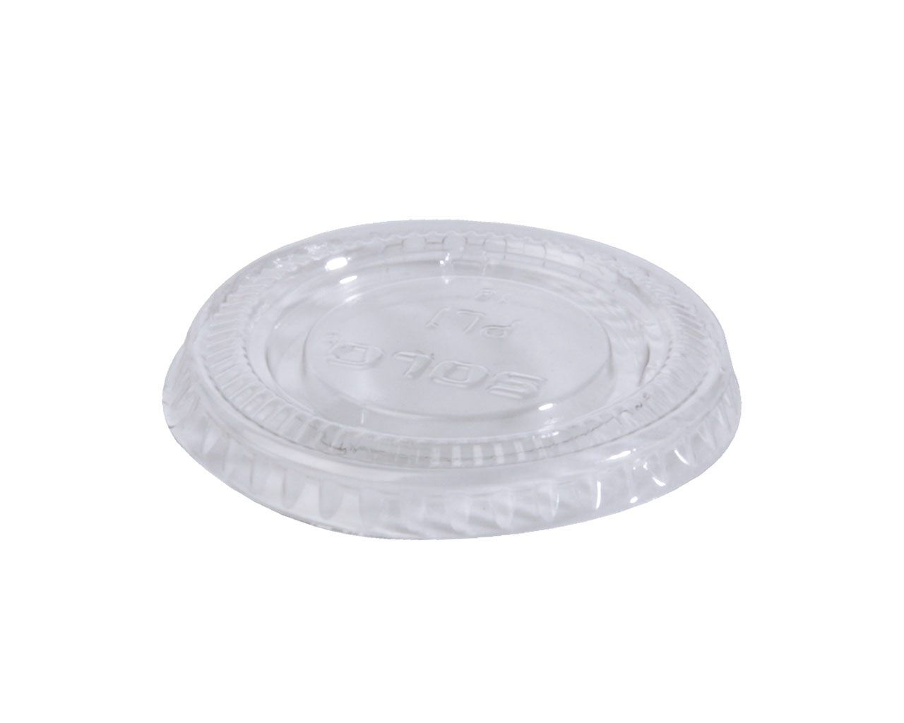 Deksel Portiecup Transparant 
