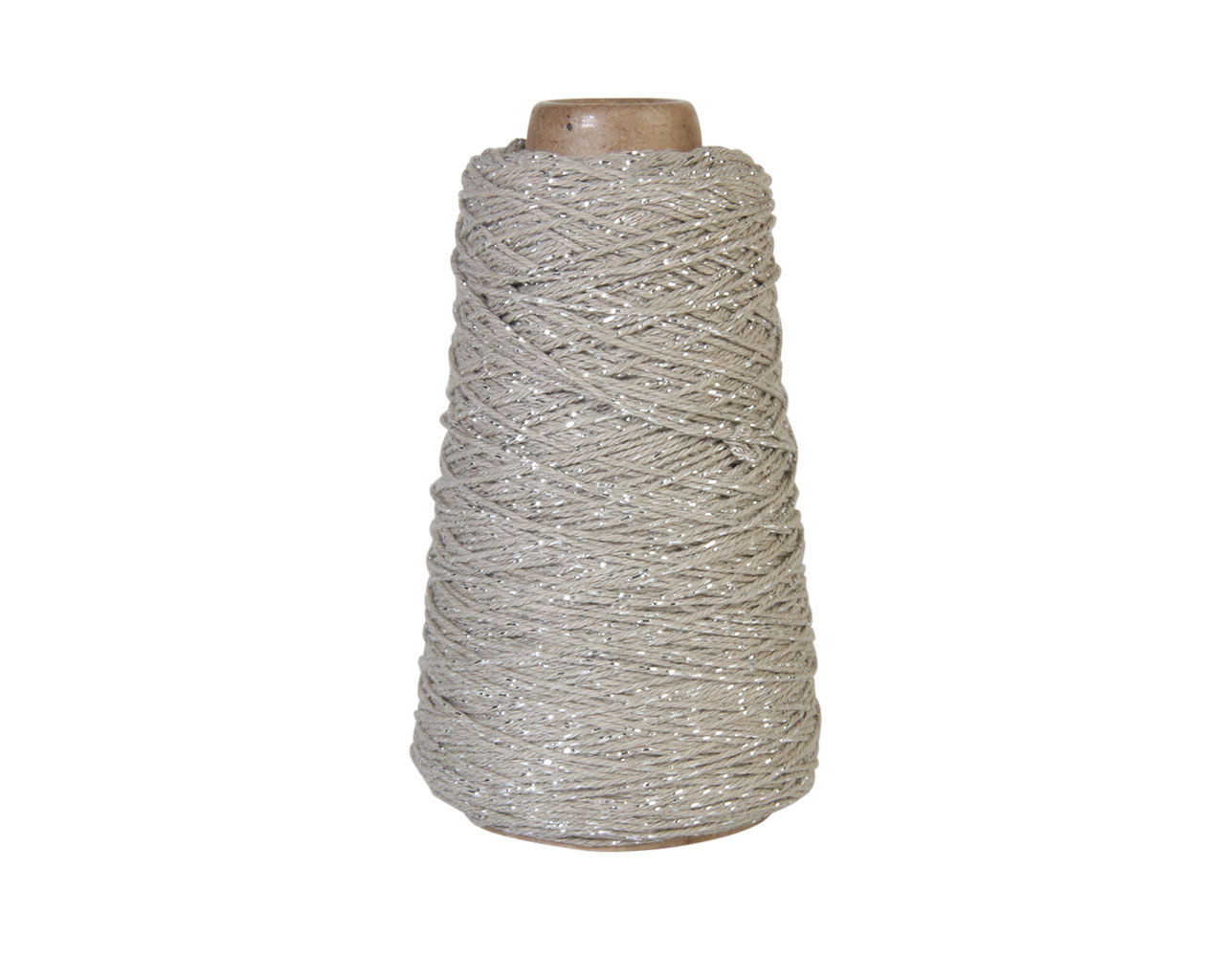 koord lurex grijs