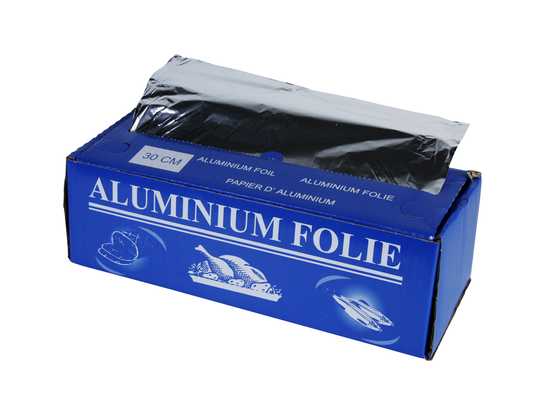 Aluminiumfolie in doos, cutterbox
