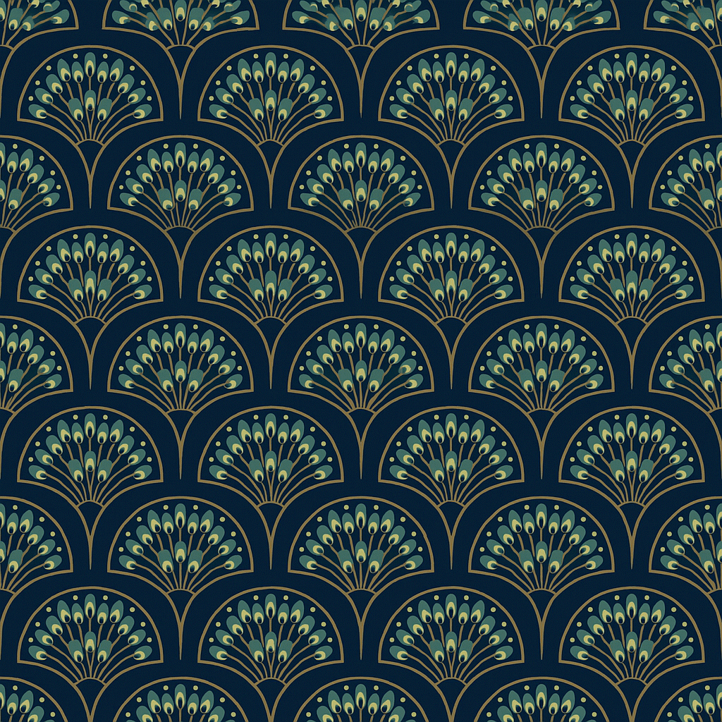 inpakpapier peacock deco