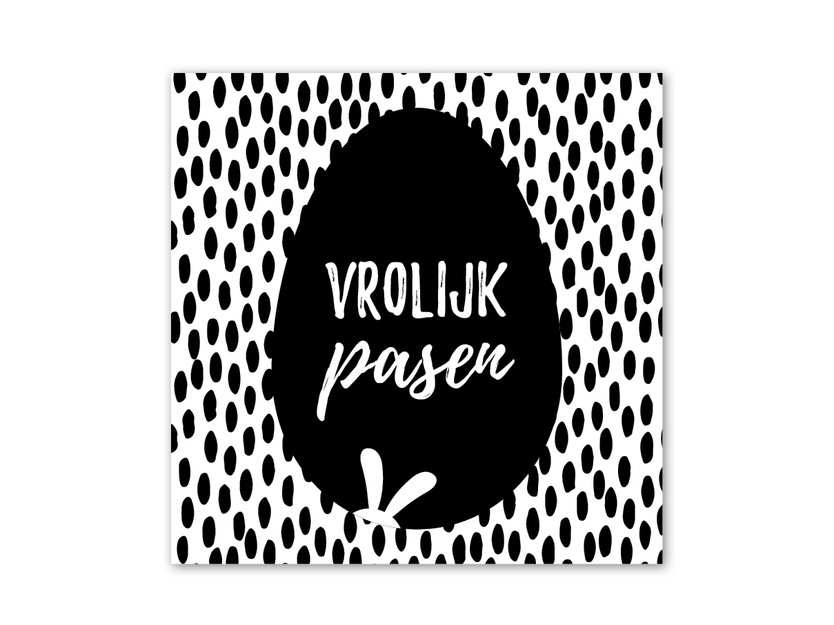 etiket vrolijk pasen
