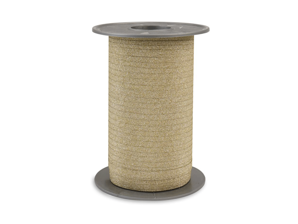 krullint poly glitter goud