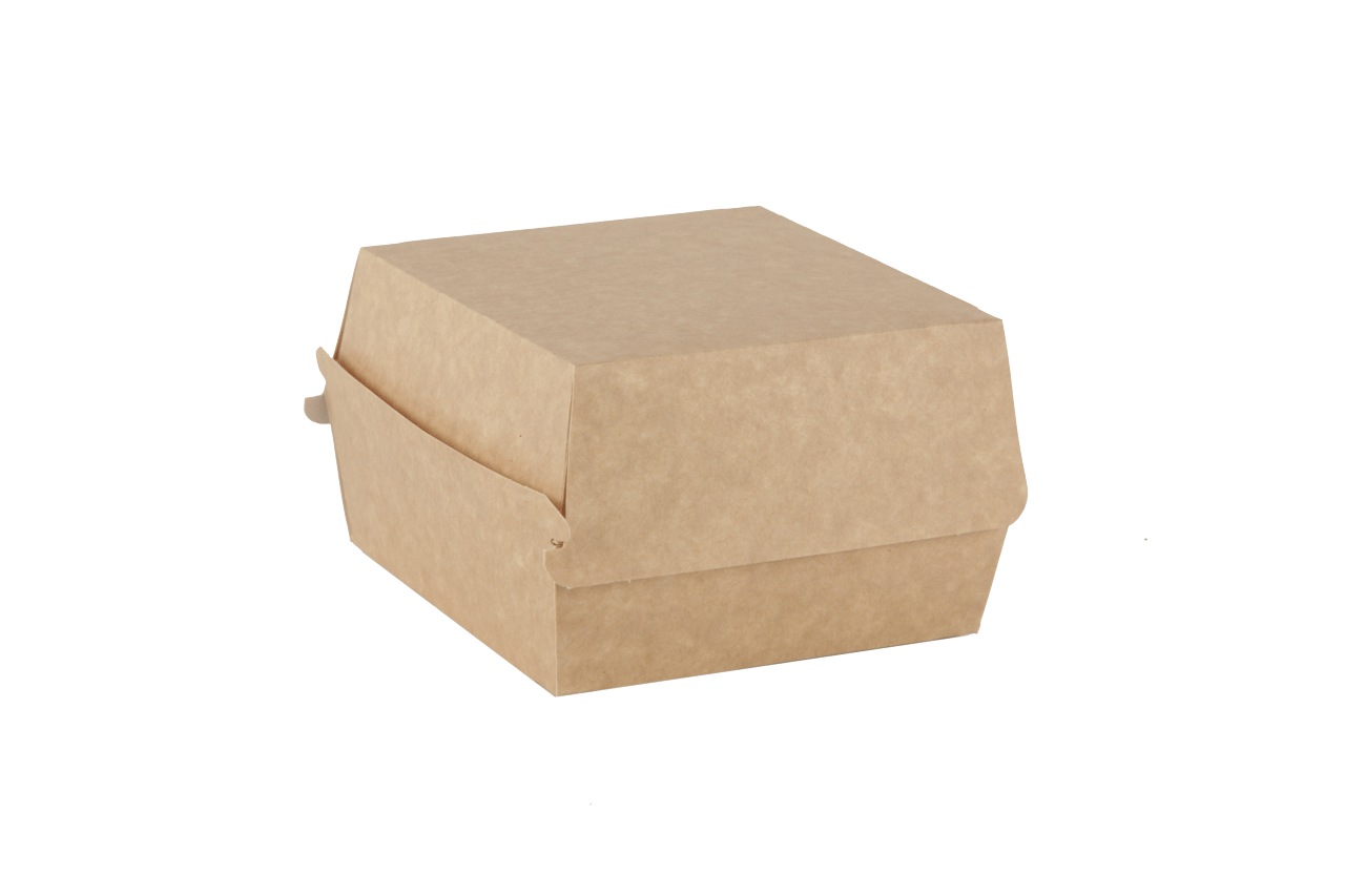 Hamburger box bio kraft
