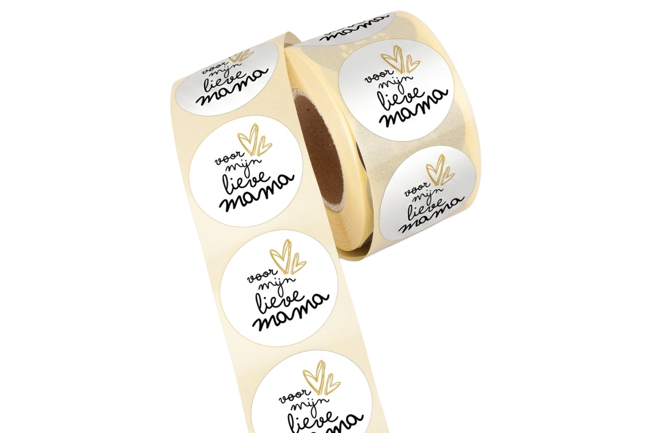 Etiket voor mijn lieve mama